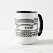 Message personnel caché avec le nom Mug (Devant droit)
