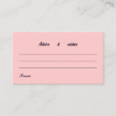 Message Pour Carte Mariage Simple Peach (Devant)