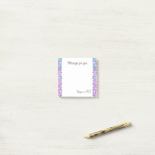 Message pour vous Notes post-it (Sur un bureau)