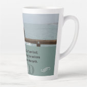Message Psaume - Psaume 46-10 - Latte Mug (Droite)