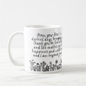Message spécial pour maman, Mug de gratitude (Gauche)