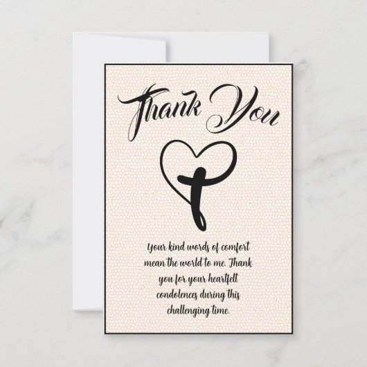 Message texte de Merci croisé du coeur pour les co (Devant)