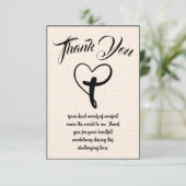 Message texte de Merci croisé du coeur pour les co (Debout devant)