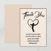 Message texte de Merci croisé du coeur pour les co (Devant / Derrière)