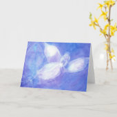 Messager de carte de voeux légère (Fleur jaune)