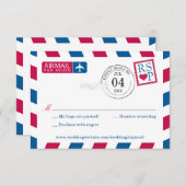 Messagerie | RSVP pour mariage (Devant / Derrière)