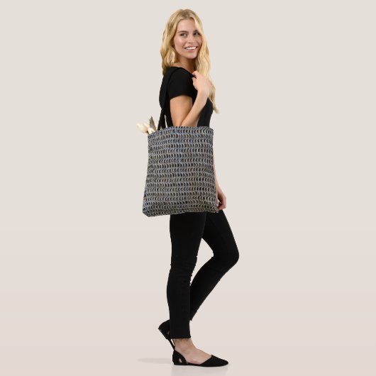 messagerie van de metaalketting armor middeleval k tote bag (Op model)