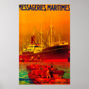 Messageries Maritimes  PosterEuropa Poster