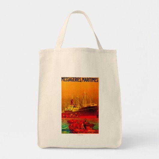 Messageries Maritimes PosterEuropa Tote Bag (Voorkant)
