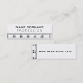 Messband Mini Visitekaartje (Voorkant / Achterkant)