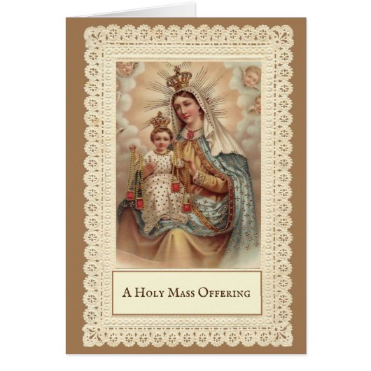 Messe Sainte Offrant Mont Carmel Enfant Jésus (Devant)