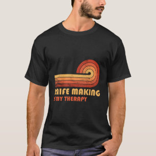 Messen maken is mijn therapie t-shirt