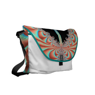 Messenger Bag, voor dames en heren, met Turquoise Bag