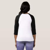 Messenhaar en Sweatpants (Vrouwenhonkbal T) T-shirt (Achterkant volledig)