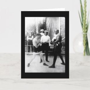 Messenmaker versus Johnson Bokswedstrijd 1914 Kaart