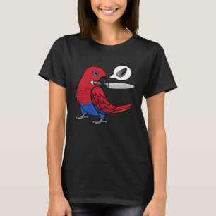 Messenpapegaai wil Vrouw I Eclectus T-shirt