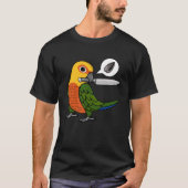 Messenpapegaai wil zaden in Jenday Conure T-shirt (Voorkant)