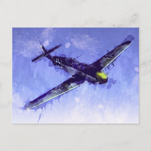 Messerschmitt Bf. 109 Briefkaart (Voorkant)