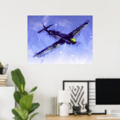 Messerschmitt Bf. 109 Poster (Thuiskantoor)