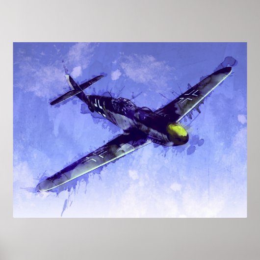 Messerschmitt Bf. 109 Poster (Voorkant)