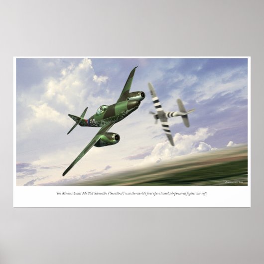 Messerschmitt Me 262 Poster (Voorkant)