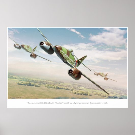 Messerschmitt Me 262 Poster (Voorkant)