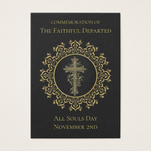 Messes commémoratives de la fête des âmes Décédées (Devant)