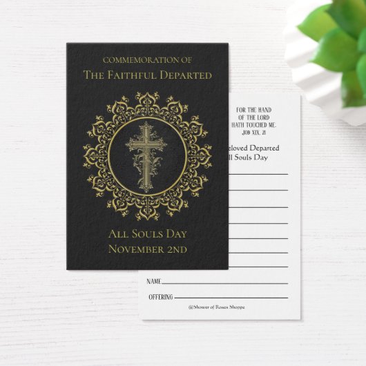 Messes commémoratives de la fête des âmes Décédées (Bureau)