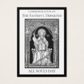 Messes commémoratives de la fête des âmes Décédées (Devant)