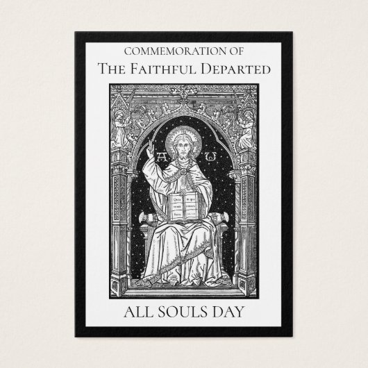 Messes commémoratives de la fête des âmes Décédées (Devant)