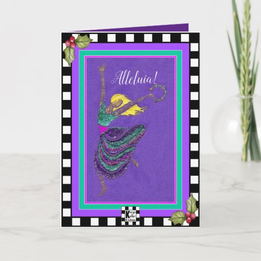 Messiaanse danser kaart (Voorkant)