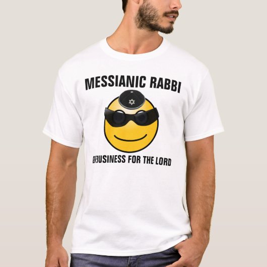 Messiaanse Joodse Rabbi T-shirts (Voorkant)