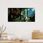 Messiah - Poster (olieverfschilderij van Ghenadie (Keuken)