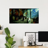 Messiah - Poster (olieverfschilderij van Ghenadie (Thuiskantoor)