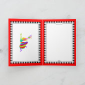 Messianic Dancer Wenskaart Kaart (Binnen)