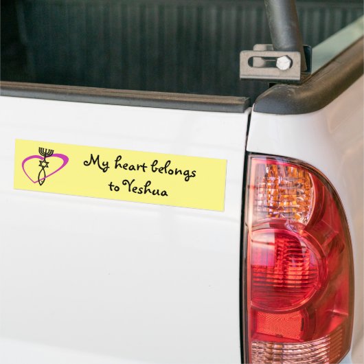 Messianic Heart Sticker (Op Truck)