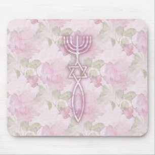 Messianic Seal Floral Mousepad Muismat