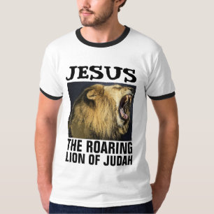 Messianische joodse T-shirts, ROARENDE LION VAN JU T-shirt