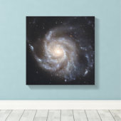 Messier 101, de Pinwheels Galaxy Canvas Afdruk (Insitu (Houten vloer))