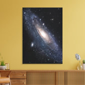 Messier 31, de Grote Melkweg in Andromeda Canvas Afdruk (Insitu (Woonkamer))