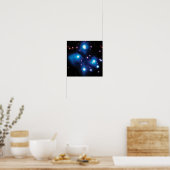 Messier 45 Pleiades Star Cluster NASA Space Photo Poster (Keuken)