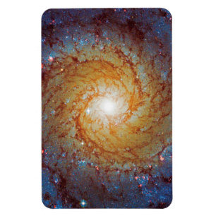 Messier 74 Spiraalstelsel Foto van de Buitenruimte Magneet