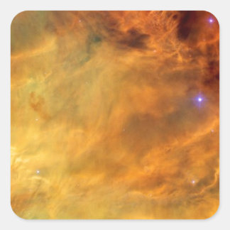 Messier 8 Lagune-nevel - NASA Hubble-ruimtetelfoto Vierkante Sticker