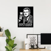 Messieurs, obtenons une affiche martelée (Bureau à domicile)