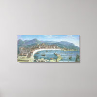 Messina - een Panoramisch Uitzicht van de Haven