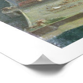 Messina - een Panoramisch Uitzicht van de Haven Poster (Hoek)