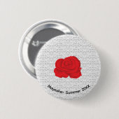 Messing Buttonnen | Bootstrap 5 & Hover-effecten Ronde Button 5,7 Cm (Voorkant /achterkant)