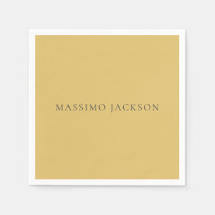 Messing Geel Minimalistisch Eenvoudig Modern Esthe Servet