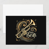 Messing verslaat trompetspeler Groove Kaart (Voorkant / Achterkant)