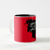 Messy Bun 11 oz Mug à deux tons (Devant gauche)